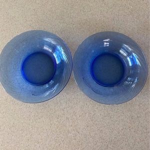 Vintage Cobalt Blue Pyrex Set of 2